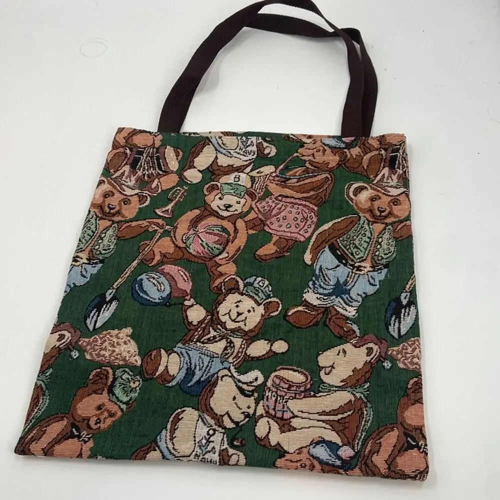 Vintage 90s Teddy Bear tote bag